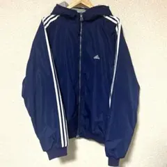 adidas リバーシブルジャケット　ネイビー