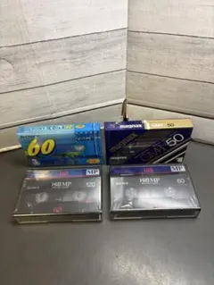 当時品　SONYカセットテープ　計4点