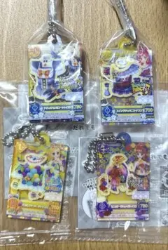 アイカツ! だれでもアイドル活動アクリルチャームガチャガチャ　4点セット
