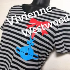 ck18 Vivienne Westwood 半袖カットソー サイズ2 黒×灰色のサムネイル