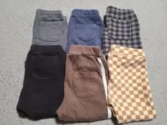 裏起毛パンツ 6点セット