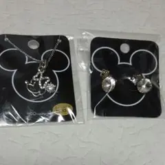 ミニーちゃんネックレスとピアス