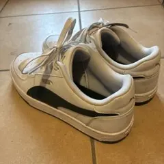 PUMA メンズ スニーカー ホワイト グリーン 26.5