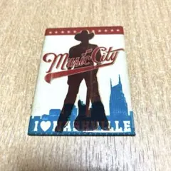 アメリカ・テネシー州/ナッシュビル ミュージックシティ マグネット お土産