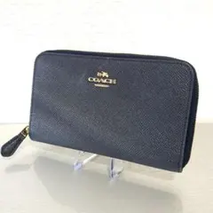 【早い者勝ち】COACH ネイビー 長財布
