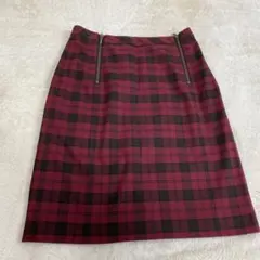 MichelKleinチェックスカート