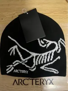 ARC'TERYX ロゴ入り 黒 ニット帽