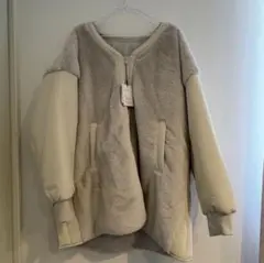 GRL ファーコンビブルゾン kd35 ブルゾン