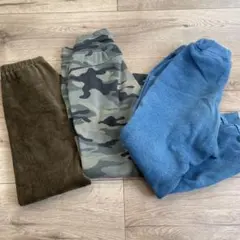 キッズパンツ　3枚セット