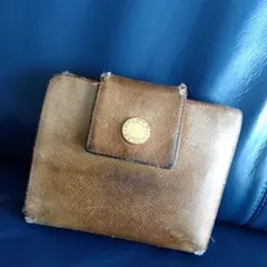 ブルガリ　BVLGARI　レザー 三つ折り財布