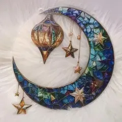 サンキャッチャー 月 三日月 ランタン 壁掛け インテリア ロマンティック