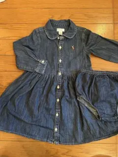 RALPH LAUREN デニムワンピース 24M ブルマ