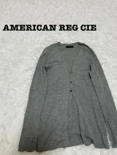 AMERICAN RAG CIE リブカーディガン グレー[152]