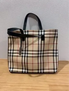Burberry チェック柄 トートバッグ
