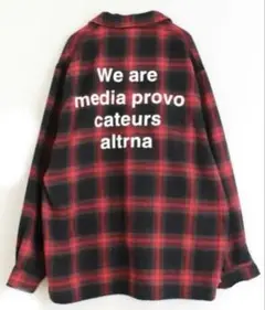 ＊新品RNA チェックカバーオールシャツ＊