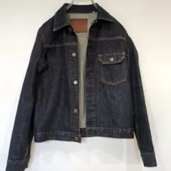 週末価格⭐️濃紺⭐️OZOC 1stタイプ デニムジャケット 38