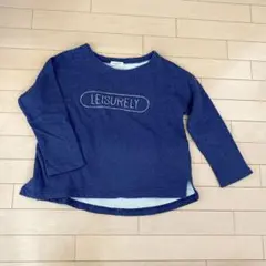 Samansa Mos2 サマンサモスモス　スウェット　トレーナー　濃紺