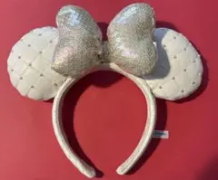 即日　発送　ミニー　キルティング　カチューシャ