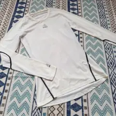 adidas TECHFIT アディダス テックフィット 長袖アンダーシャツ 白