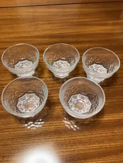 ガラス製お猪口5個セット