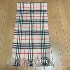 タータンチェック マフラー 約33×130