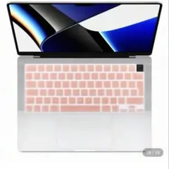 キーボードカバー 新品　ピンク シリコン