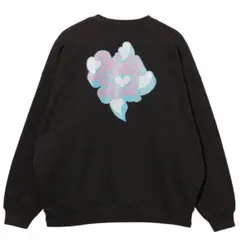 【新品】ミルクフェド バックロゴ入りスウェット トレーナー グリッター ラメ