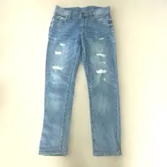 ★ ルノンキュール ダメージジーンズ レディース 美品 ★ a153のサムネイル