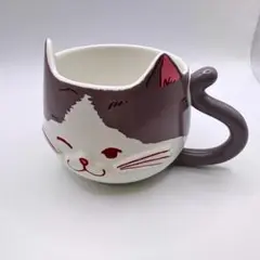 スターバックス バレンタイン2025 マグカップ キャットフェイス グレー