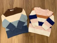 H&M ニットセーター 2枚セット86 92