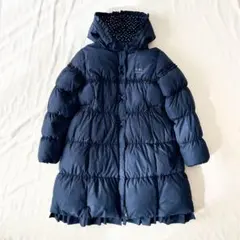 KP ニットプランナー　ダウンコート　アウター　150 ネイビー