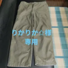 りかりか☆様専用ベイカーパンツ　ファティーグパンツ　 オリーブのサムネイル