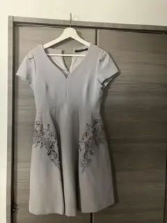 リリーブラウン　ワンピース　パステルグレー