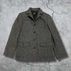 00sカラーネップ デザイナーズツイードジャケット 日本製 ギミック　モードのサムネイル