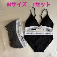 【Mサイズ】Calvin Klein ブラジャーショーツセット　黒