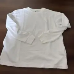 UNIQLO 白色 長袖休閒上衣 150