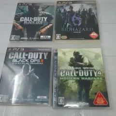 PS3 コールオブデューティ字幕版＆バイオハザードセット売り