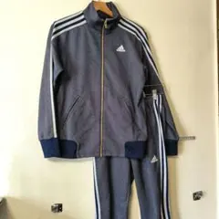 美品】adidas ストライプ ジャージ グレー 白濱亜嵐さん着用 セット