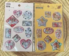 新品未使用 ディズニー 101匹わんちゃん ライオンキング　ウォーターシール