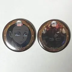 K209鬼滅◇狛治・猗窩座◇缶バッジ