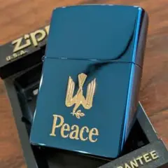 レア非売品ピースZIPPO 希少人気モデルブルーチタンZIPPO レア非売品ピースZIPPO 希少人気モデルブルーチタンZIPPO 【公式通販】