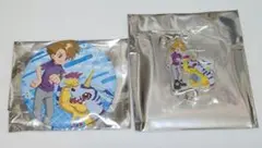 ヤマト＆ガブモン　デジモン　バッジ＆チャーム　セット