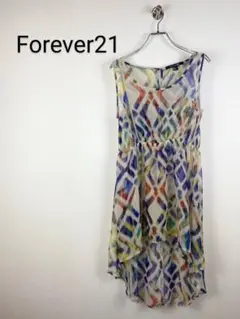 【最終値下げ】Forever21✩.*˚マルチカラー シースルー チュニックのサムネイル