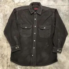 古着 FIVE BROTHER ファイブブラザー シャモアクロス ネルシャツ L