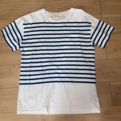NestRobe マスターアンドコー　ボーダー半袖Tシャツ　ブルー　サイズ2のサムネイル