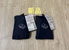 新品　無印良品　パラグライダークロス　たためる仕分けケース　ダブルタイプ　黒　S