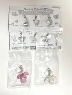 サンリオキャラクターズ　ゆるっとめじるしアクセサリー　ぼんぼんリボン＋しろうさ