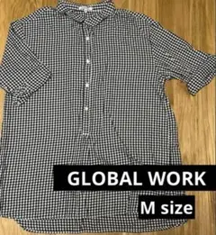 GLOBAL WORK ギンガムチェックシャツ M