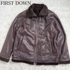 希少サイズ✨ FIRST DOWN B-3 フェイクムートン フライトジャケット