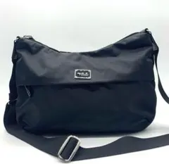 アニエスベー ナイロン ショルダーバック 黒 ブラック サコッシュ